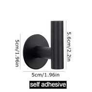 【Malaysia Fast Shipping 】2 PCS Stainless Steel Wall Hook Door Hook Wall Mount Clothes Hook Bathroom