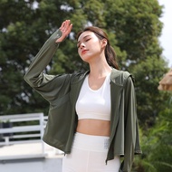 Summer Thin Ice Silk Thumb Models Sunscreen Anti-ultraviolet T6u9 Clothing Breathable Cycling Jacket