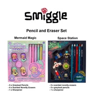 Ori Smiggle Pencil-Eraser-Sharpener Gift Pack Pencil Eraser Sharpener Set