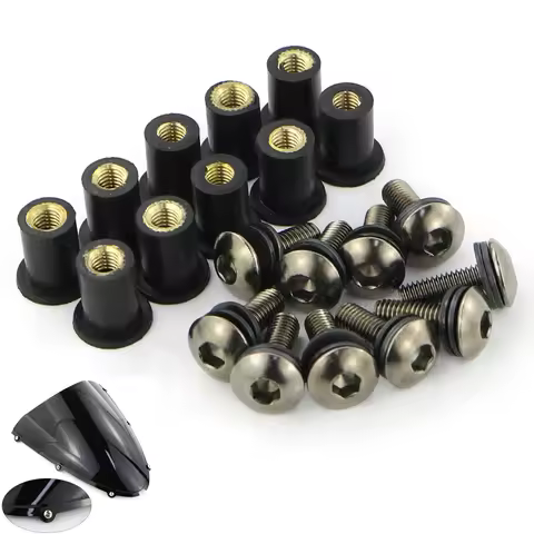 Windshield Bolts Kit For Suzuki KATANA GSXF650 KATANA GSXF1100 KATANA 600 750 GSX250R GSX650F GSX750