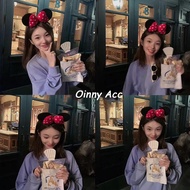 Cute Duffy Bear Navy Sailor Hairband Womens Disney Theme Park Photo-taking Hair Accessory Korean Sty