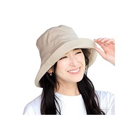 [ICHI-YONG PLUS] Hat Ladies UV Cut Safari Hat Oversized Tsubazuki Hat Hat Spring Spring