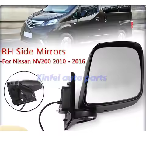 For Nissan NV200 2010-2016 96302BE10B 96303BE10B Car Electric Side Door Rearview Wing Mirror Assembl