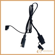 WOOW 18AWG SAE to USB Power Cable for Vehicle Power Connection 100cm 39 37in