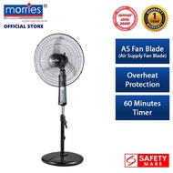 Morries 18" Stand Fan W/Timer (Air Supply Fan Blade) MS-545SFT