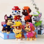 Paw-Patrol Building block toys educational for girl boy Lego Chase Rubble Marshall Rocky Zuma Skye