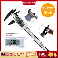 RakanKu Malaysia Digital LCD Electronic Vernier Caliper Gauge Micrometer Tools 15cm 6inch 001