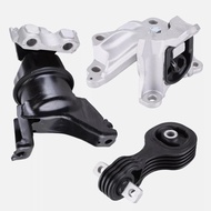 3PCS Hydraulic Engine Motor & Trans Mount Kit for Honda Civic L4 1.8L 2012-2013 50890-TR0-A81 50850-