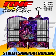 Decal sticker cage uchiha Itachi animation naruto, sticker cage suitcase, box and boarding house