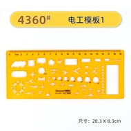 Golden Monkey Electrician Template 4360 Electrician Ruler Advanced Template Drawing Drawing Drawing 