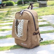 Attack On Titan Backpacks For Men Anime School Bag For Teenagers Canvas Laptop Back Pack Rucksack Attack Of The Titans Backpack