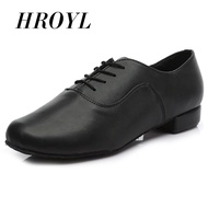 【Free Returns】 Hroyl Men's Latin Dance Shoes For Man Boy Ballroom Modern Tango Latin Dancing Shoes Man Salsa Training Shoes Performance Shoes