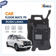XSHIELD - 7D Old Rush Car Mat Anti-Slip - Waterproof - Durable | FLOOR MATS 7D