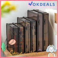 OKDEALS Certificate Storage Box, A4 Dustproof A4 File Box, Practical Plastic Multifunctional Transpa