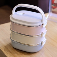 Ward Tupperware insulated lunch box multi-304 stainless steel square gradient cooler seal students l