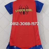 Xie Superhero Costume Dress SPIDERGIRL Wings Girls'Girl