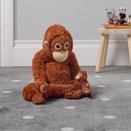 ✅IKEA DJUNGELSKOG Orang Utan comel Patung Monyet Panchi Patung lembut kanak kanak Monkey