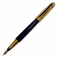 Excellent condition ▼ Cartier vintage Pasha de Cartier 18K blue gemstone F nib marble pattern founta