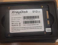 全新 xraydisk 512 GB 2.5 吋 SSD