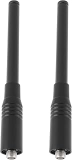 SING F LTD 2X Telescopic Dual-Band Gain Antenna NA-773 SMA Female Connector Compatible with Baofeng