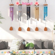 FUTUREE Metal Tubes Windchime, Aluminum Zen Atmosphere Aluminum Wind Chimes,  Pendant 6 Rods Large W