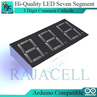3 Digit LED Seven Segment 7 segmen 0.56" inch Red Common Cathode Merah