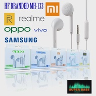 HF BRANDED MH133 HANDSFREE EARPHONE HEADSET MEREK