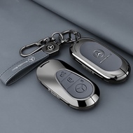 Leather Car Key Case Cover for Mercedes Benz 2022 C S Class W206 W223 S350 C260 C300 S400 S450 S500 