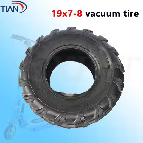 19x7-8 ATV 8-inch Tubeless Tire Is Applicable to 50cc 70cc 110cc 125cc Small ATV Front Wheel Kayo Ch