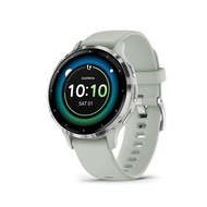 GARMIN Venu 3S GPS Smart Watch (41mm) - Sage Gray with Silver Buckle