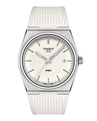 Tissot PRX ทิสโซต์ พีอาร์เอ็กซ์ T1374101701100 สีขาว นาฬิกาผู้ชาย