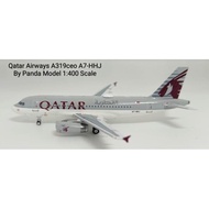 Qatar Airways A319ceo A7-HHJ By Panda Model 1:400 Scale