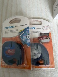 DYMO 標籤機膠帶 紅色/銀色