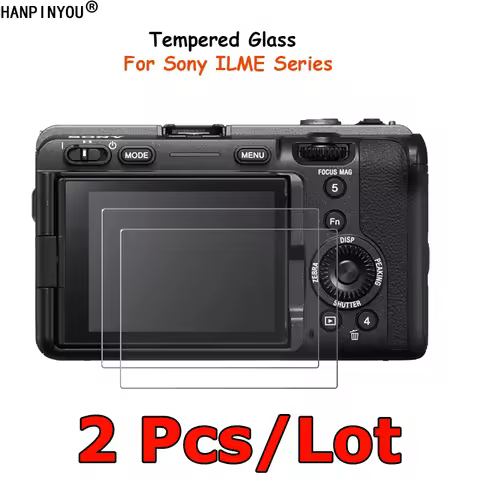 2 Pcs/Lot For Sony ILME-FX3 FX6 FX30 FX30B Anti-Scratch Tempered Glass Camera Screen Protector Film