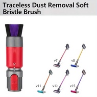 Traceless Dust Brush Replacement Compatible for Dyson V7 V8 V10 V11 V15 Vacuum Cleaner. Self-Cleaning Soft Bristle Dust Removal Brush Head, Scratch-Free Dusting Brush