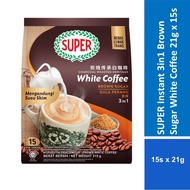 SUPER Instant 3in1 Brown Sugar White Coffee 21g x 15s