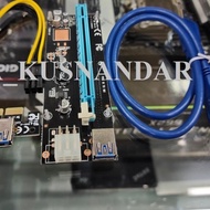 Vga RISER VGA pci-e 1x to 16x pci-e USB 3.0 BTC MINING