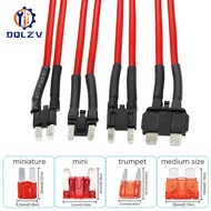 Car Simple Fuse Plug 12V 24V Standard Mini Micro 2 Fuse box Electrical Outlet Lossless Modification 