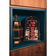 [SG]Al-Fajia Azan Clock (Latest Version)-Islamic Gift/Housewarming Gift/LED Wall Azan Clock.Auto Azan for Fardhu Prayers