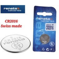 Renata CR2016 3V Lithium Primary Coin Cell Battery .