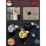 SG seller,HDB Keyless Mail，3 Digit Combination Password Box Lock for Mail box Locker & Wardrobe Door
