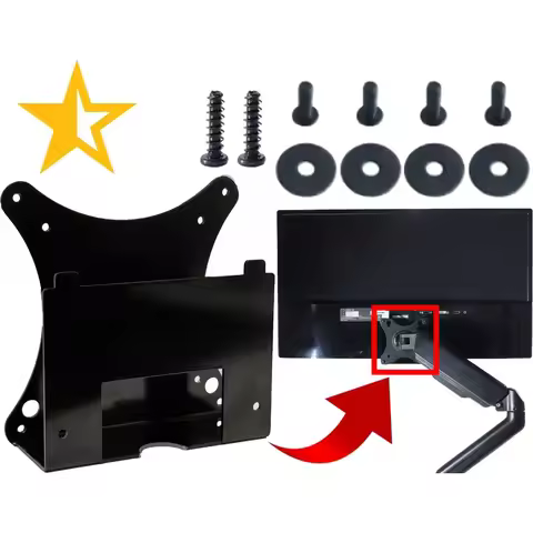 VESA Mount Adapter for LG 27MP58VQ 27MP59G-P 27MP58VQ-P 27MP58VQ-PF Monitor Bracket Mounts to Stand 