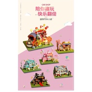 DIY MINIATURE CAFE BUS COFFEE & TEA TC8-3 PUZZLE CRAF (DO IT YOURSELF)