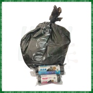 Rubbish Bag Rubbish Roll S/ M/ L Size Biodegradable Rubbish Bags Trash Bag with Tie String Woodey Br