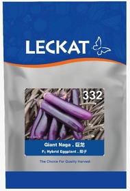 Benih Terung Panjang Giant Naga 332 F1 Hybrid Eggplant Leckat - ( 10g ) ๐ ๐ฏ