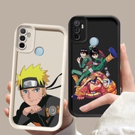 PUTIH HITAM D-104 Naruto Uzumaki Case Black White Casing for Realme 7i C17 OPPO A53S A33 A53