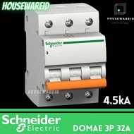 Mcb Schneider Domae 3 Phase 32 Ampere SniOriginal, 3P 32A 3 Pole