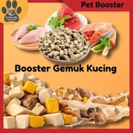 500g Booster Freeze Dried Cube Chicken Egg Beef Salmon Fish Krill Pet Treat High Protein Makanan Kuc