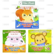 Sách - 365 Sticker Bóc Dán Thông Minh Iq Eq Cq Bộ 6 Cuốn