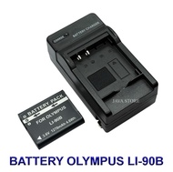 LI-90B \ LI90B LI-92B \ LI92B แบตเตอรี่ \ แท่นชาร์จ \ แบตเตอรี่พร้อมแท่นชาร์จสำหรับกล้องโอลิมปัส Bat